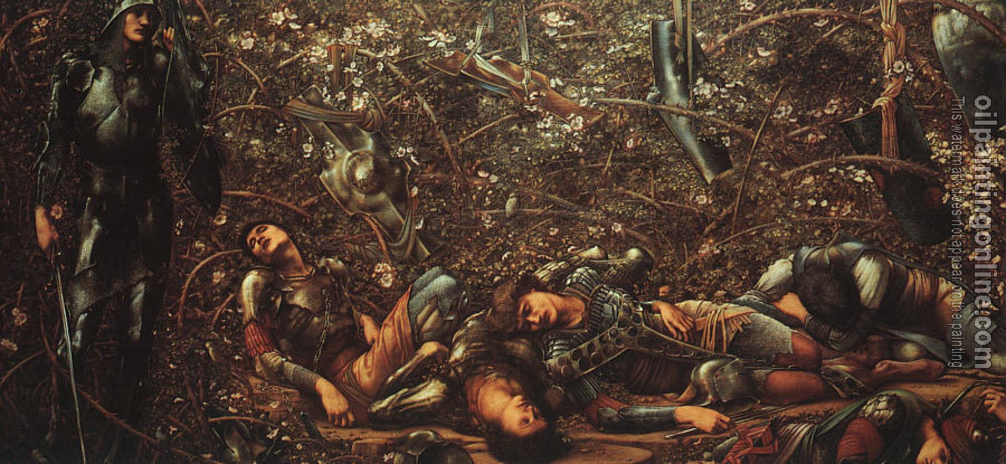 Burne-Jones, Sir Edward Coley - The Briar Rose- The Prince Enters the Briar Wood
